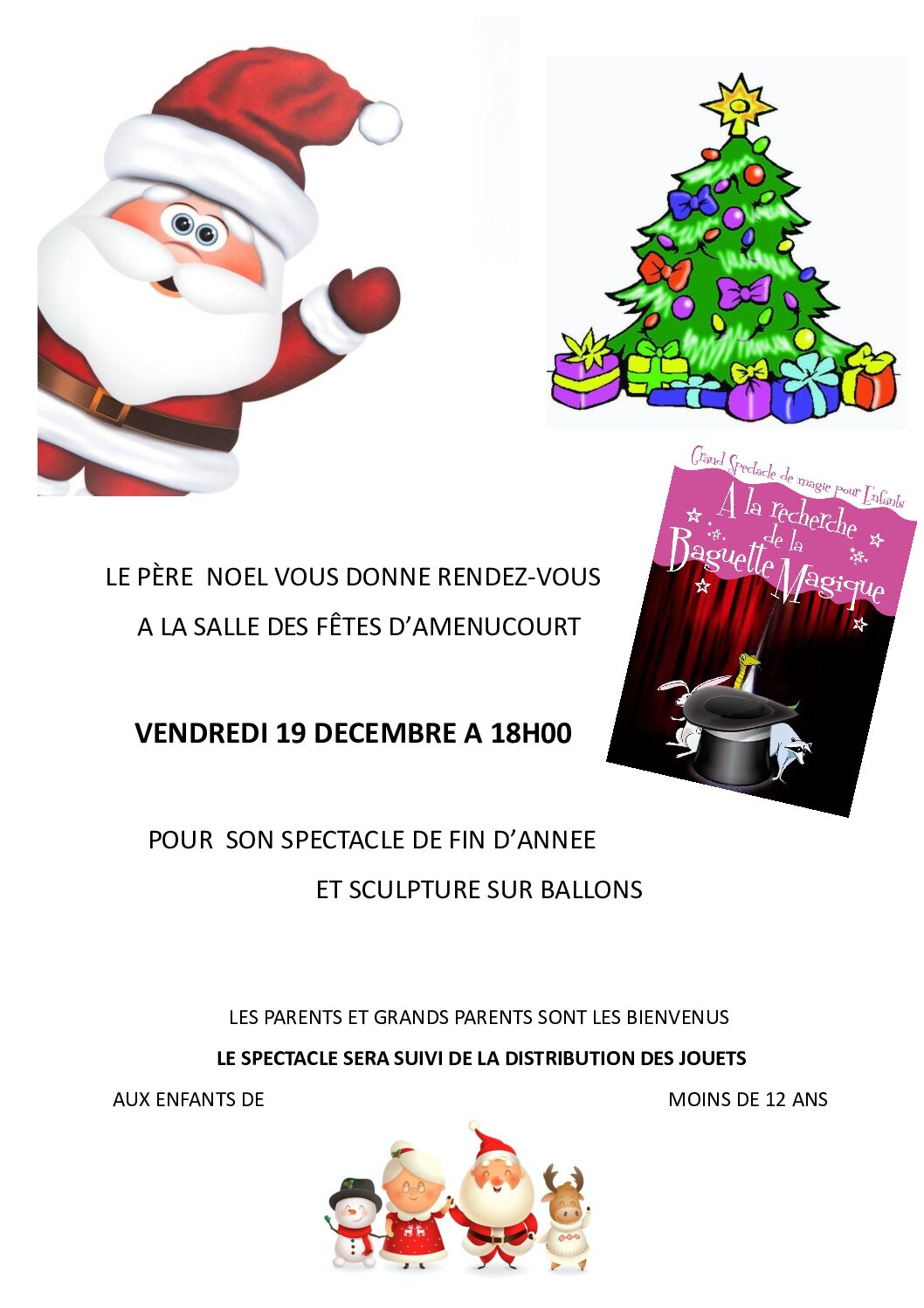 Père Noël à Amenucourt